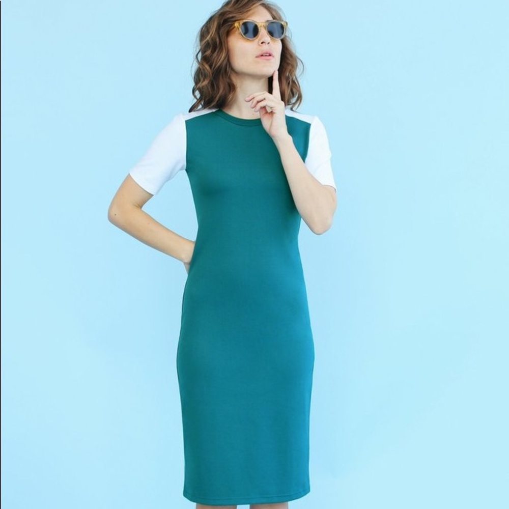 Sonnet James Quincy Dress Teal